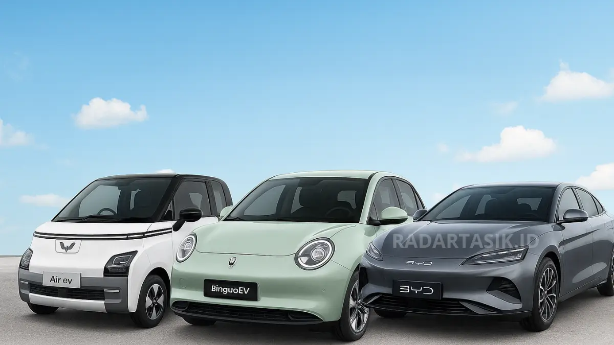 penjualan mobil listrik terlaris di Indonesia