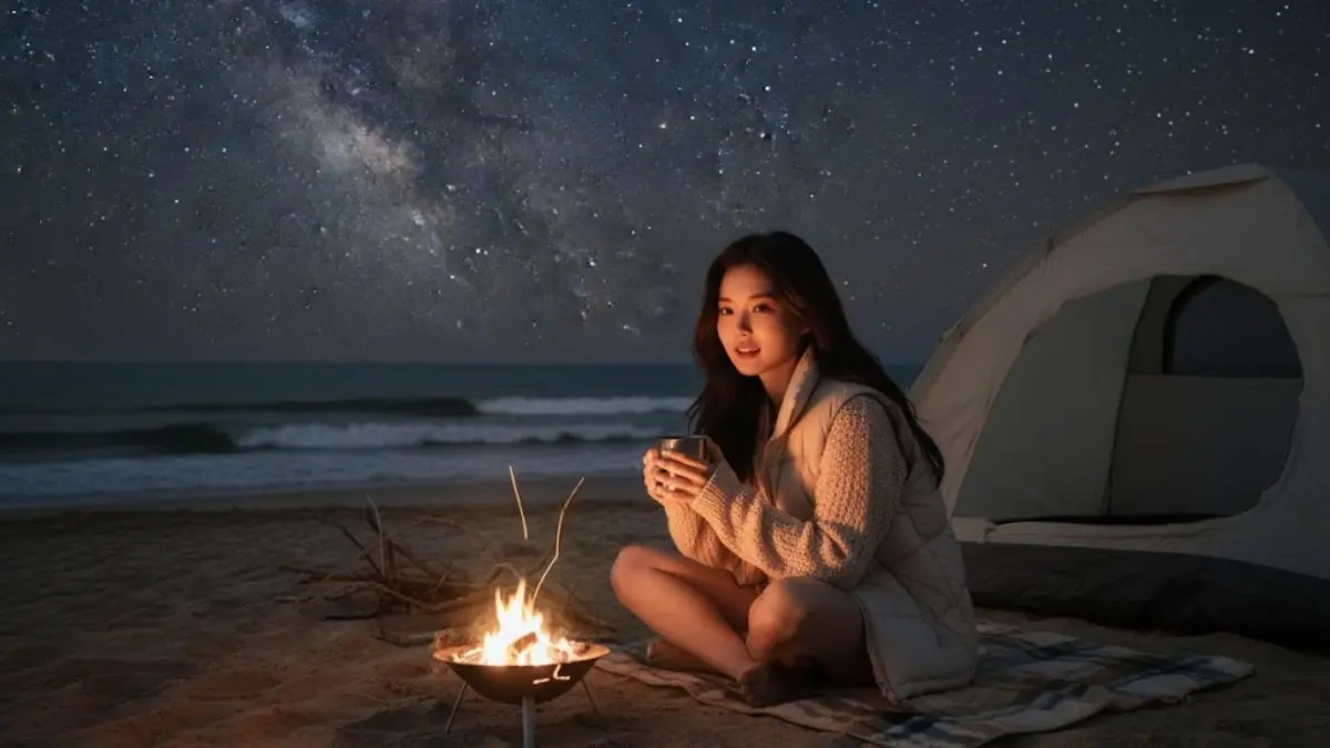 Cuma Modal Prompt Gemini AI Bahasa Indonesia, Foto Kamu Jadi Camping di Pantai Estetik! Prompt Gemini AI Bahasa Indonesia