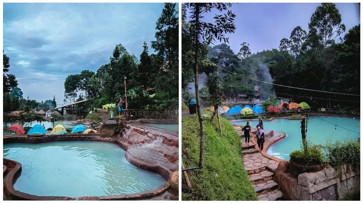 Explore Curug Cipanas Nagrak, Wisata Curug Sekaligus Terapi Air Panas Bandung Harga Tiketnya Segini! Curug Cipanas Nagrak