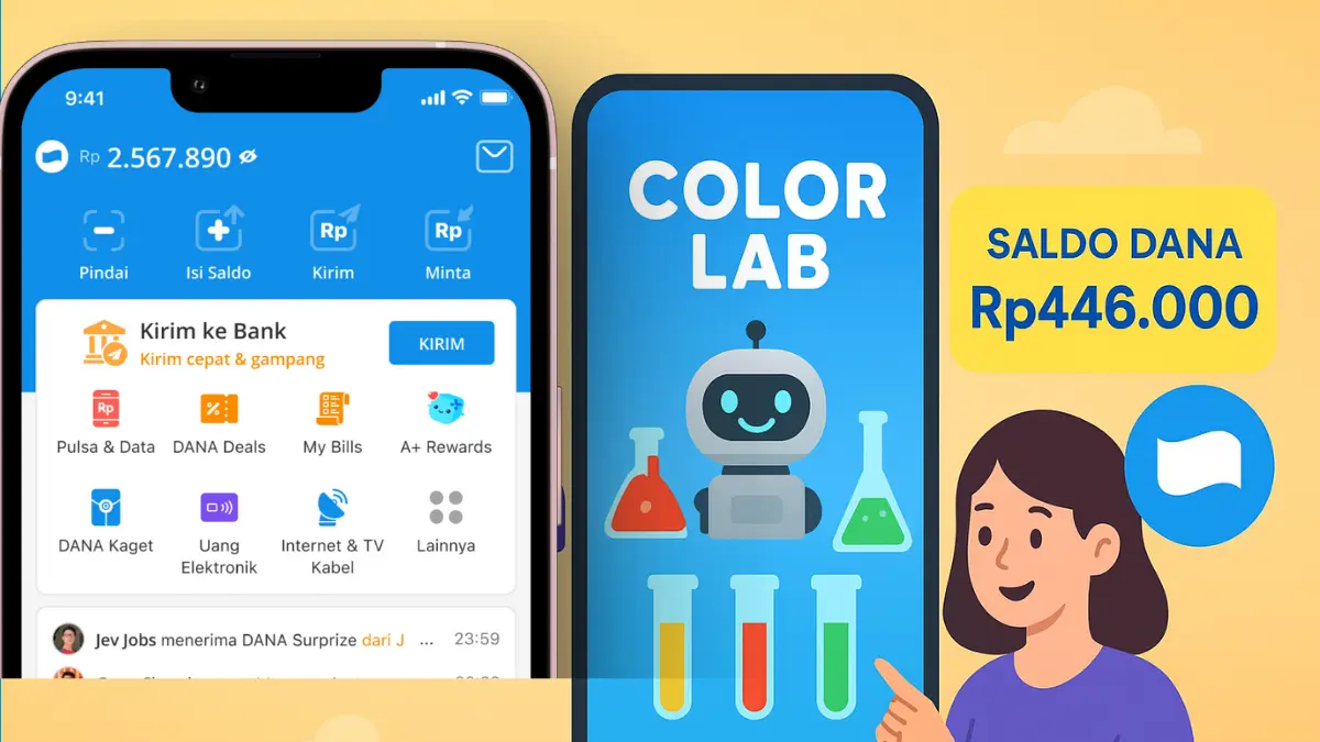 Cuan Tanpa Ribet di 2025? Color Lab Pilihannya! Aplikasi Penghasil Uang Langsung Cair Aplikasi Penghasil Uang