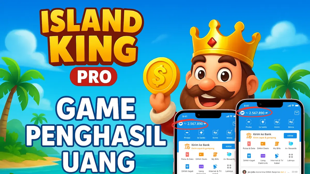 Mengapa Game Penghasil Uang Island King Pro Bisa Bikin Dompet Tebal? Begini Cara Main dan Hasilkan Saldo DANA! Game Penghasil Uang