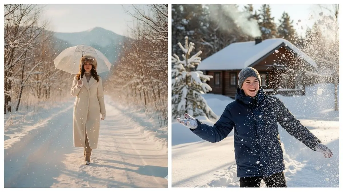 Viral di Sosmed! Foto Main Salju Realistis Cuma dari Kamera HP dan prompt gemini ai prompt gemini ai