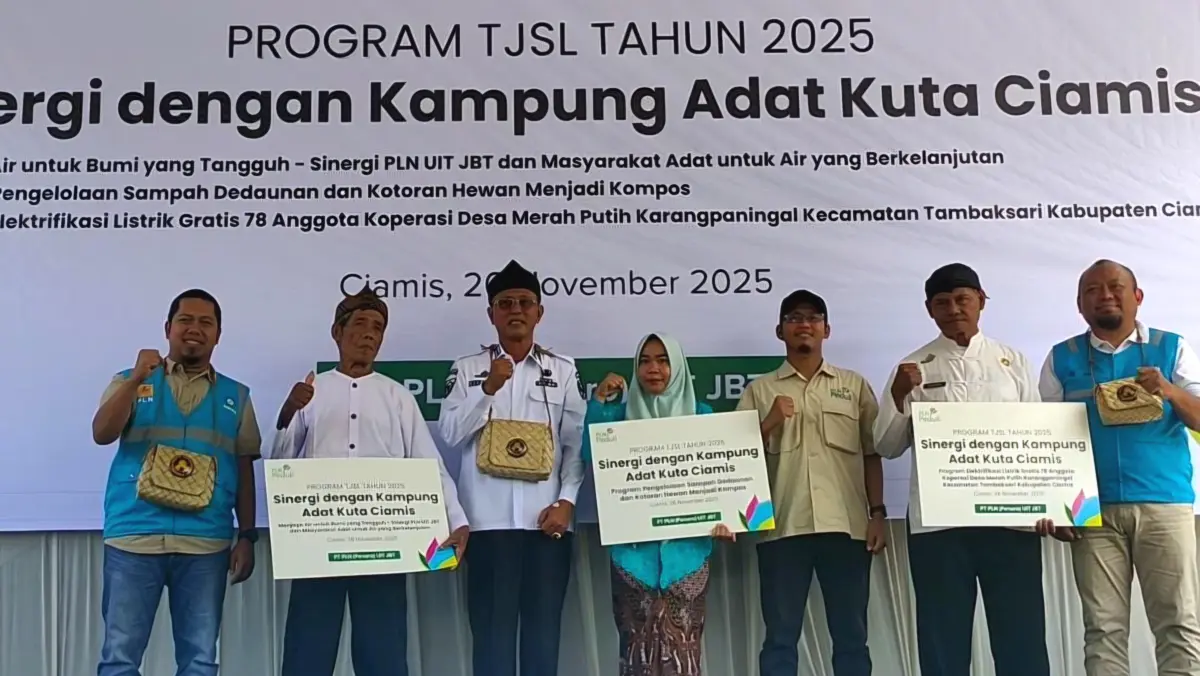 Pln luncurkan tiga program tjsl di ciamis