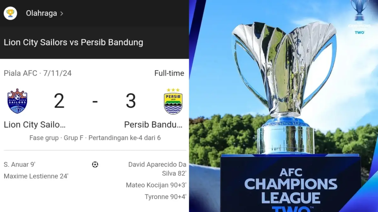 Lion City Sailors Punya Catatan Buruk Saat Menjamu Persib di Singapura