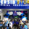 Teja Paku Alam dan Julio Cesar datang ke Tasikmalaya pada peresmian Persib Store Tasikmalaya