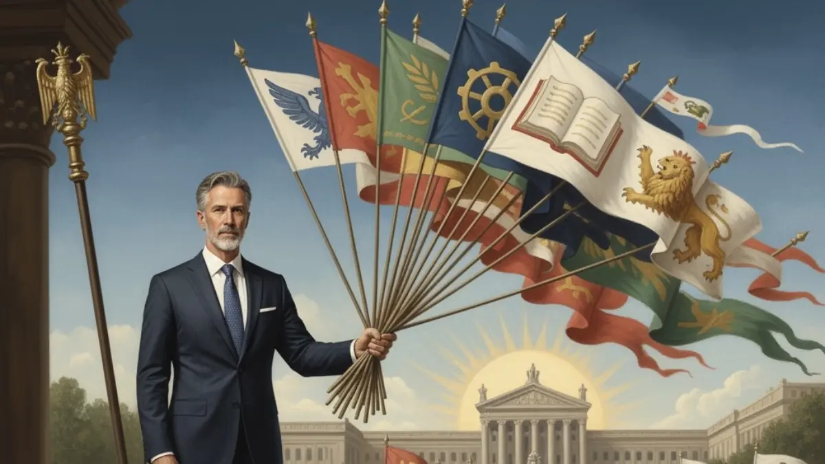 Ilustrasi kekuasaan politik