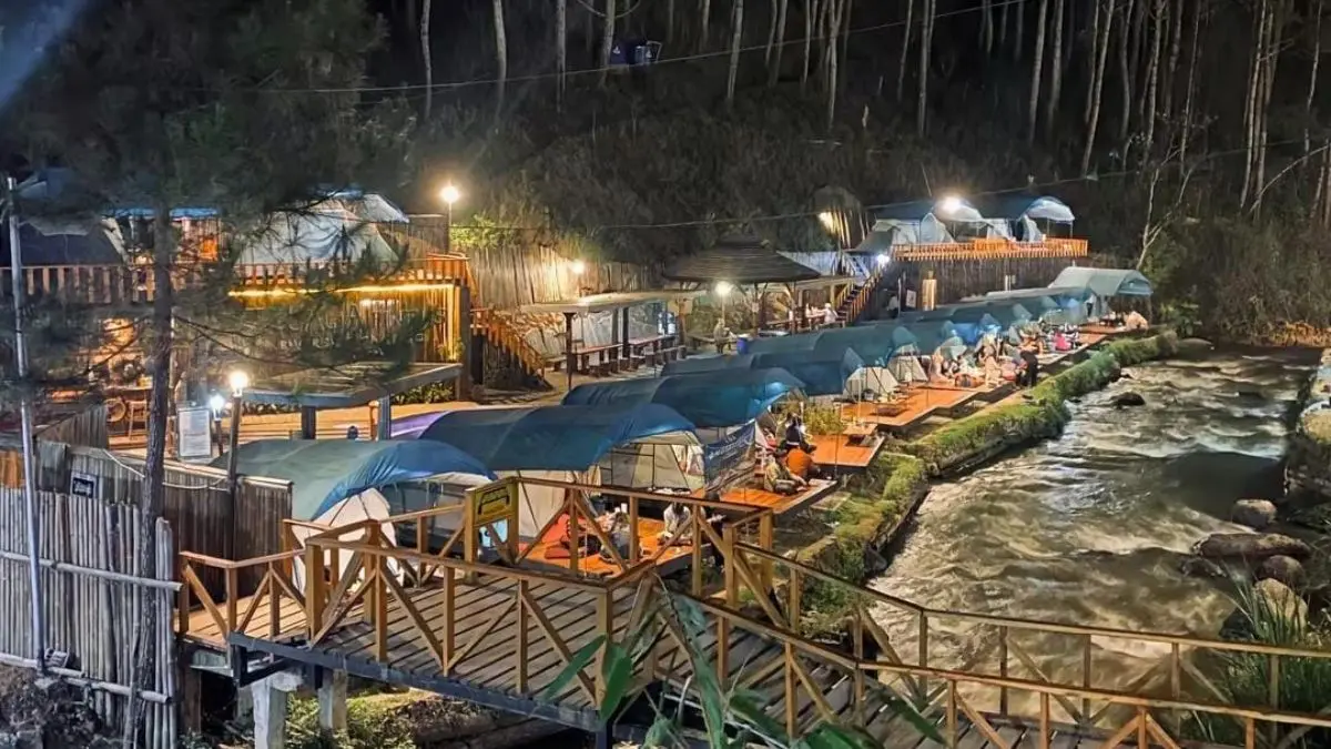 Palayangan Asri Riverside, Wisata Alam Hits di Bandung dengan Sensasi Menginap di Tepi Sungai Palayangan Asri Riverside