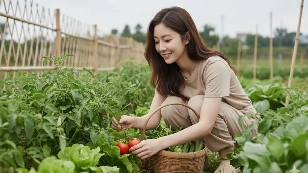 Kumpulan Prompt Gemini AI Bahasa Indonesia untuk Edit Foto Panen Sayuran Estetik di Kebun Rumah Prompt Gemini AI Bahasa Indonesia