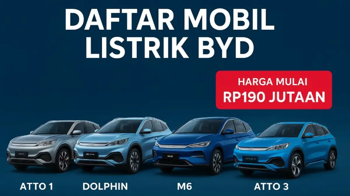 harga mobil listrik BYD