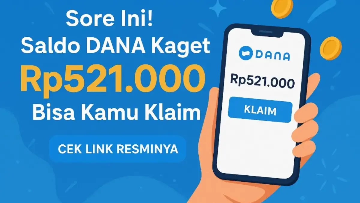 klaim saldo DANA lewat link DANA Kaget