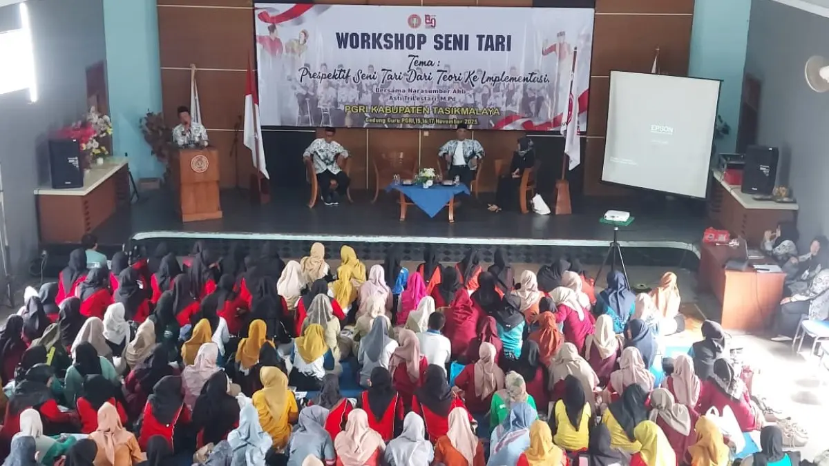 Ribuan Guru Seni Tari Se-Kabupaten Tasikmalaya Diedukasi, Tingkatkan Keterampilan dan Kemampuan Guru Workshop Guru Seni Tari Kabupaten Tasikmalaya