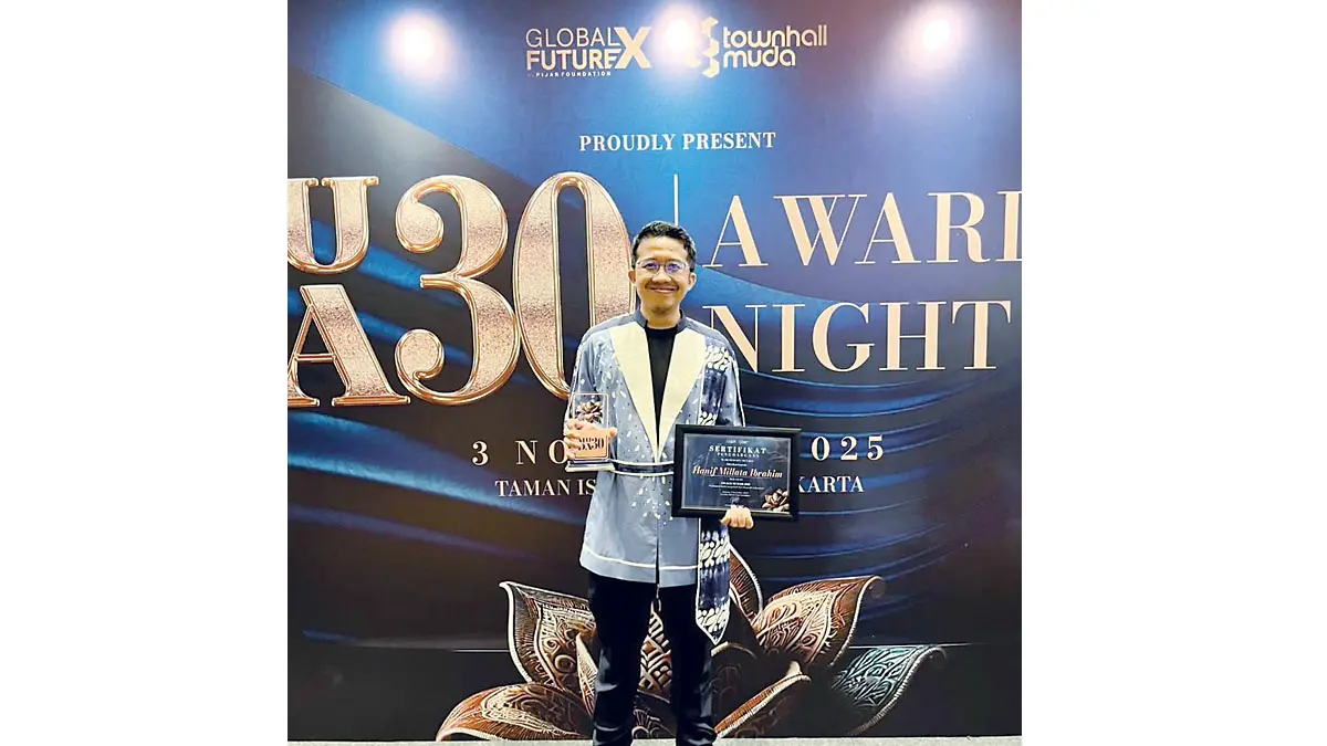 Pemuda Asal Tasikmalaya Raih Penghargaan Best Policy Maker, Masuk 30 Pemuda Inspiratif dari Seluruh Indonesia hanif Millata Ibrahim