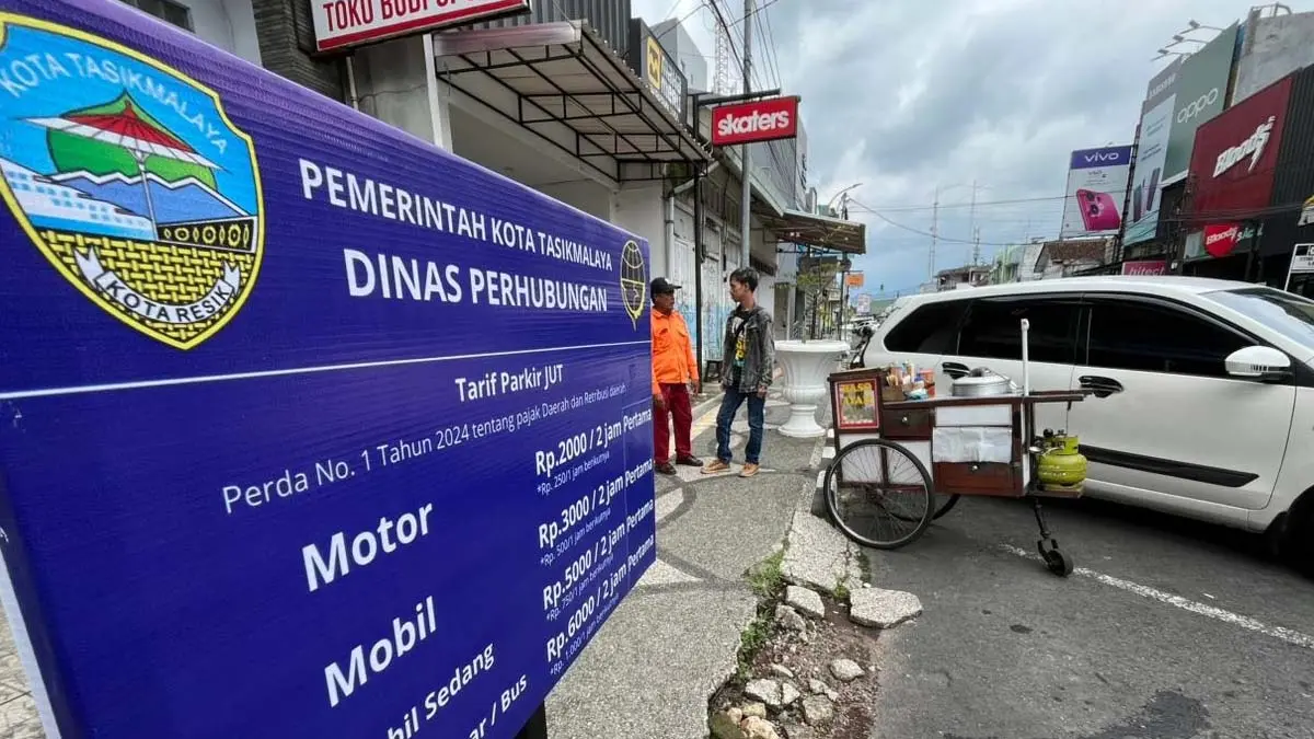 parkir progresif di Kota Tasikmalaya