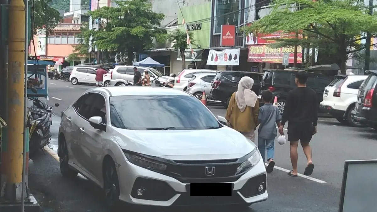 Parkir di Kota Banjar