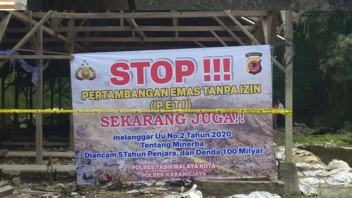 tambang emas tasikmalaya di karangjaya