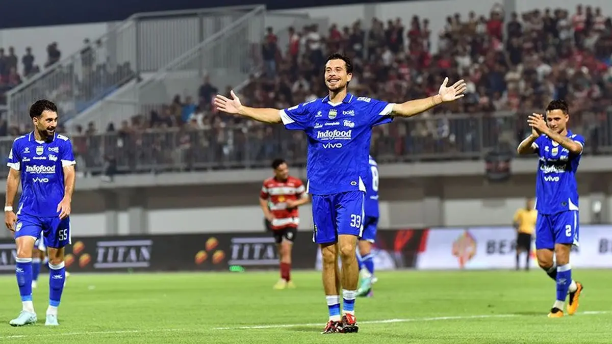 Perasaan Thom Haye Usai Cetak Gol Pertama untuk Persib Bandung