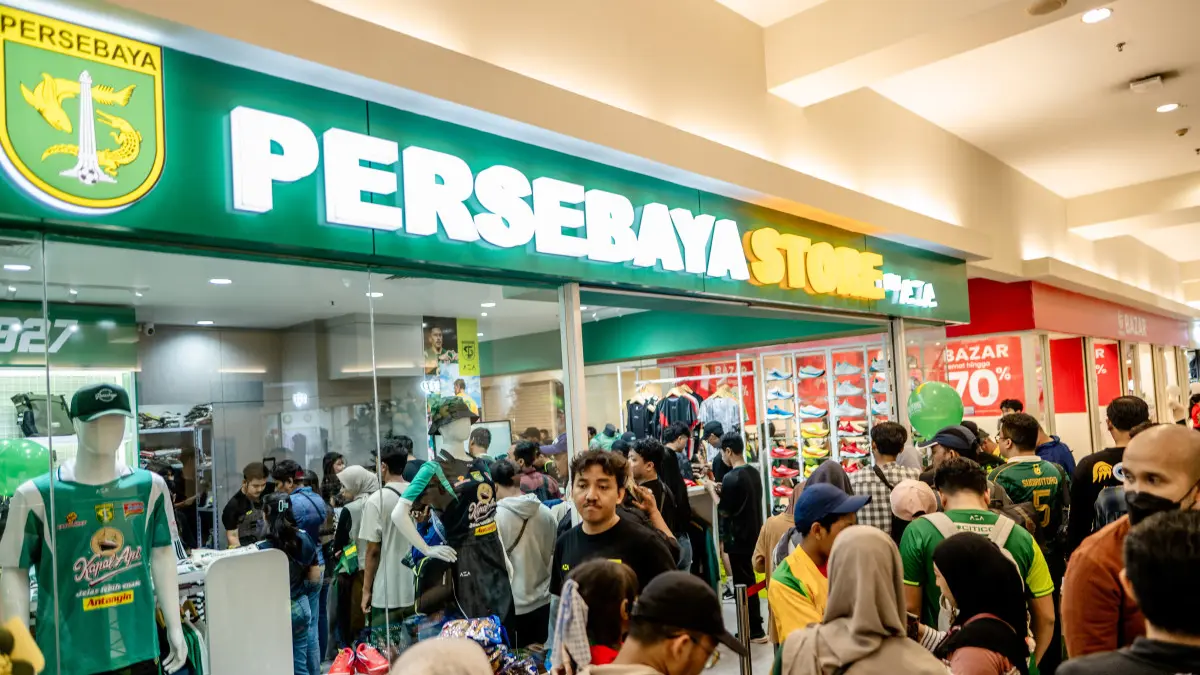 Persebaya Memanjakkan Bonek dan Bonita, Membuka Cabang Persebaya Store untuk Surabaya Selatan Cabang Persebaya Store untuk Surabaya Selatan