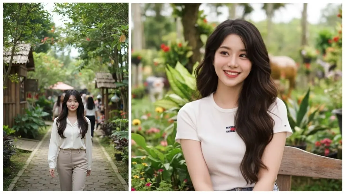 Edit Foto Liburan Jadi Estetik di Agro Wisata Bhumi Merapi Yogyakarta Pakai Prompt Gemini AI Prompt Gemini AI