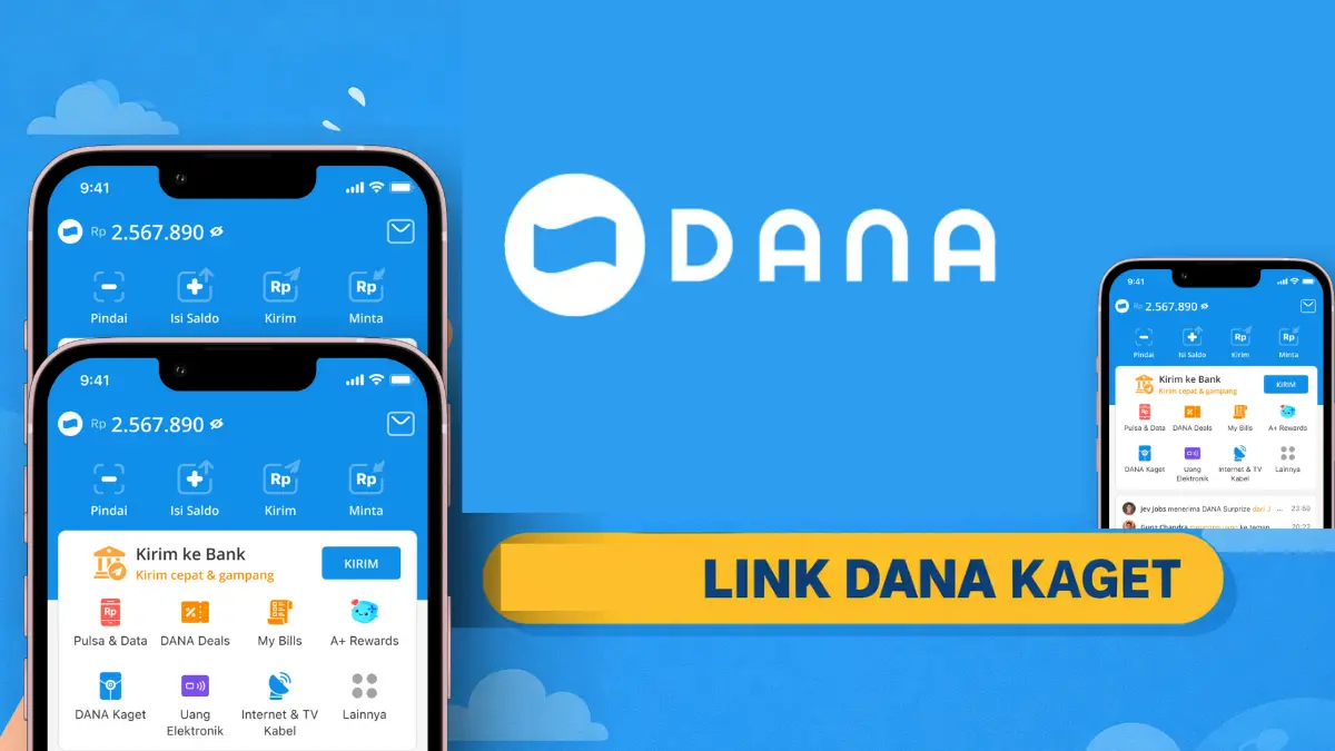 Link DANA Kaget Terbaru, Cara Dapat Saldo DANA Gratis Rp521.000 Hari Ini klaim saldo DANA