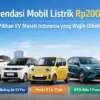 Rekomendasi mobil listrik