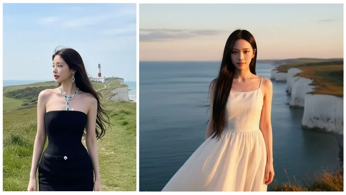 Foto Biasa Jadi Liburan ke Beachy Head Inggris, Cukup Pakai Prompt AI Ini Prompt AI