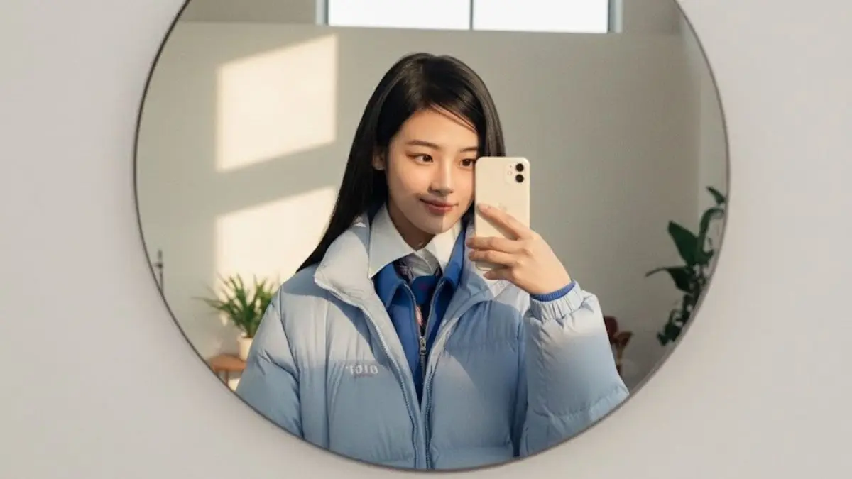 Rahasia Edit Foto Selfie di Cermin Cembung Natural ala Fisheye Pakai Prompt AI Bahasa Indonesia Prompt AI Bahasa Indonesia