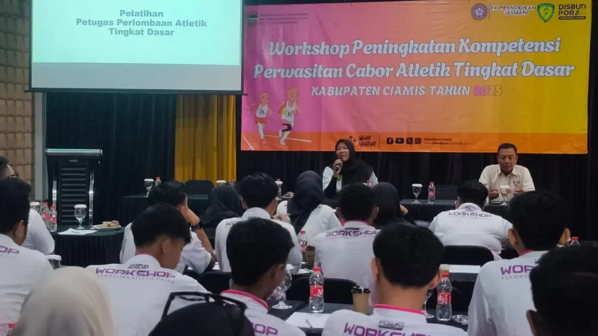 Cetak Atlet Berprestasi: Disbudpora Kabupaten Ciamis Tingkatkan Kualitas Wasit Atletik Wasit Atletik