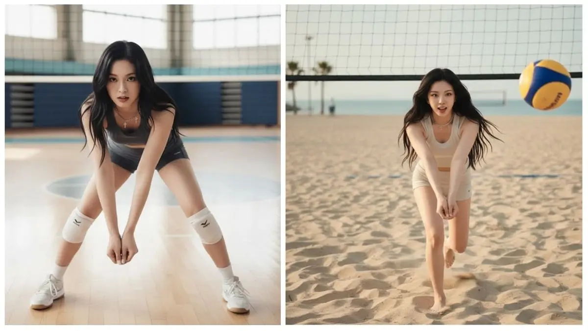 Cara Simpel Edit Foto Main Voli Jadi Penuh Energi Cuma Pakai Prompt AI dari Gemini Prompt AI