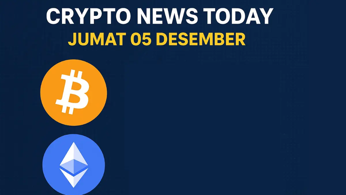 Crypto News Today! Harga Kripto Jumat 05 Desember Anjlok! Update Lengkap Harga Bitcoin dan Ethereum Hari Ini harga Bitcoin
