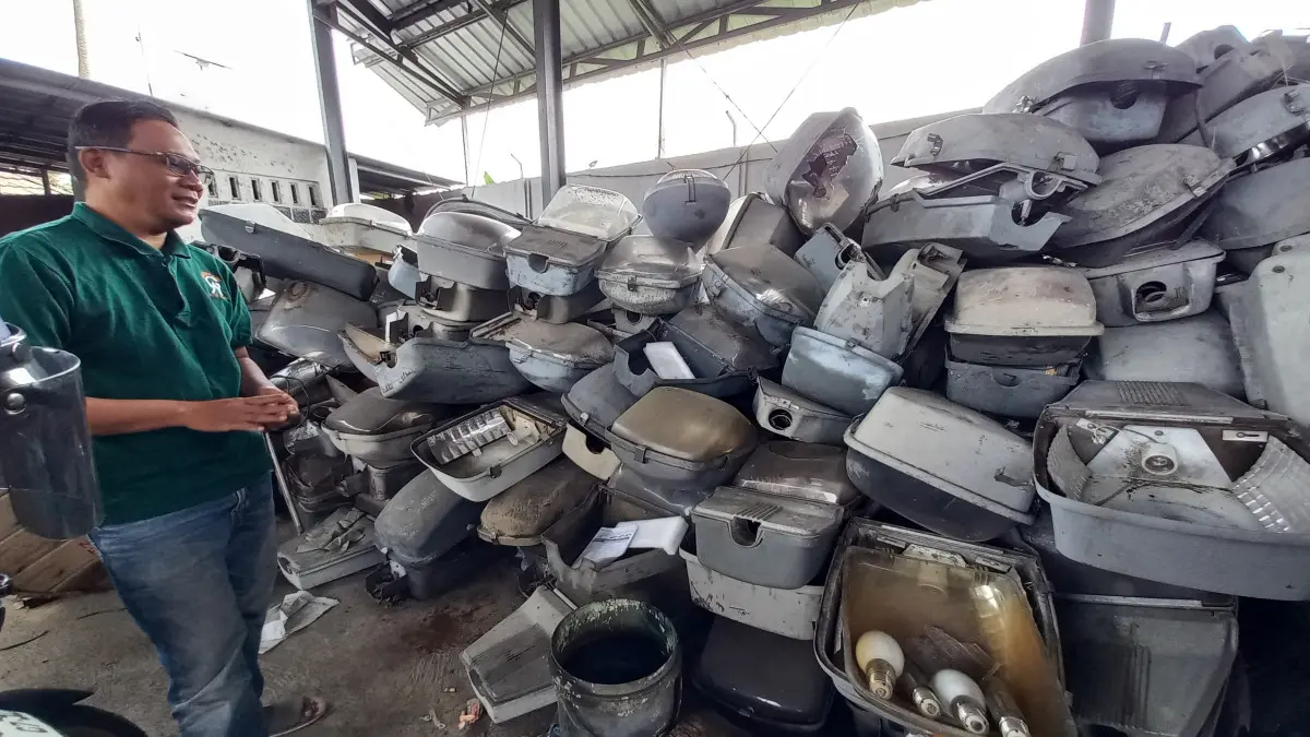 73 titik lampu jalan mati Kota Tasikmalaya