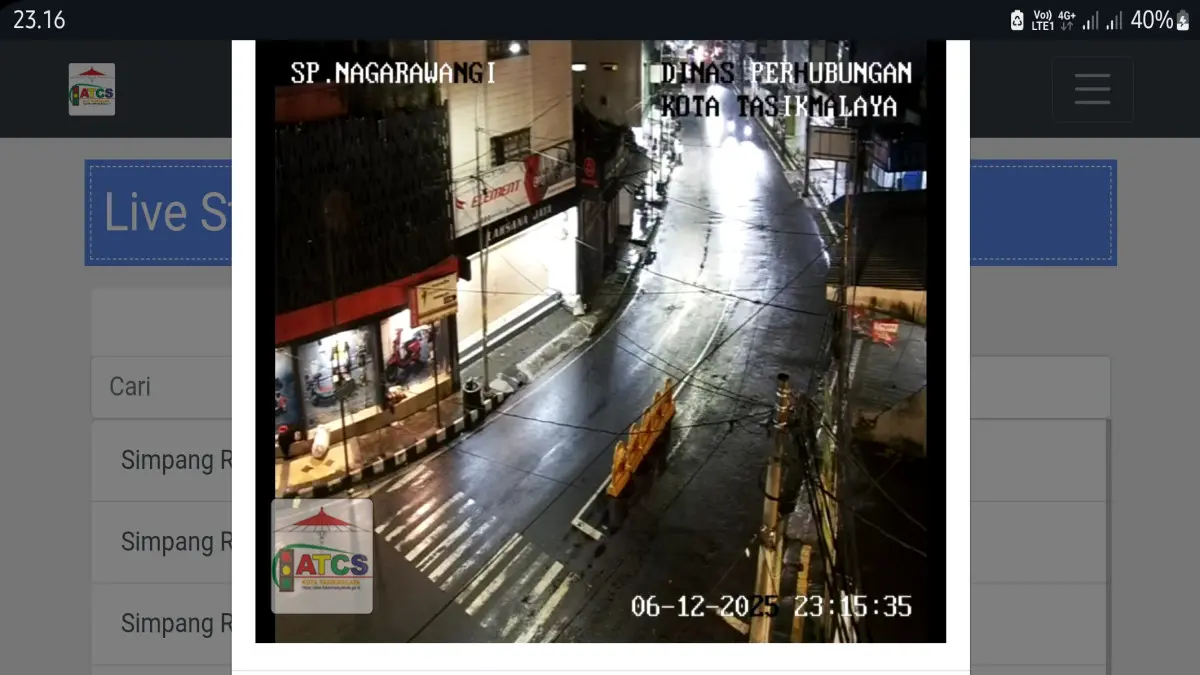 video viral dugaan aksi memaksa di Simpang Nagarawangi Kota Tasikmalaya