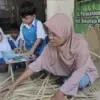 outing class TK di sentra anyaman bambu Kota Tasikmalaya