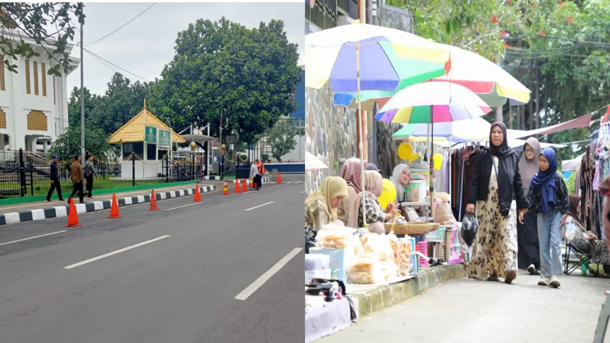 penataan PKL Masjid Agung Kota Tasikmalaya