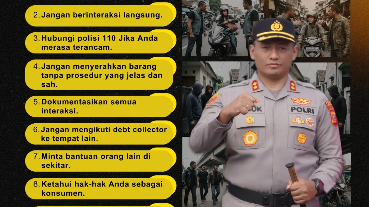 tips menghadapi debt collector di jalan