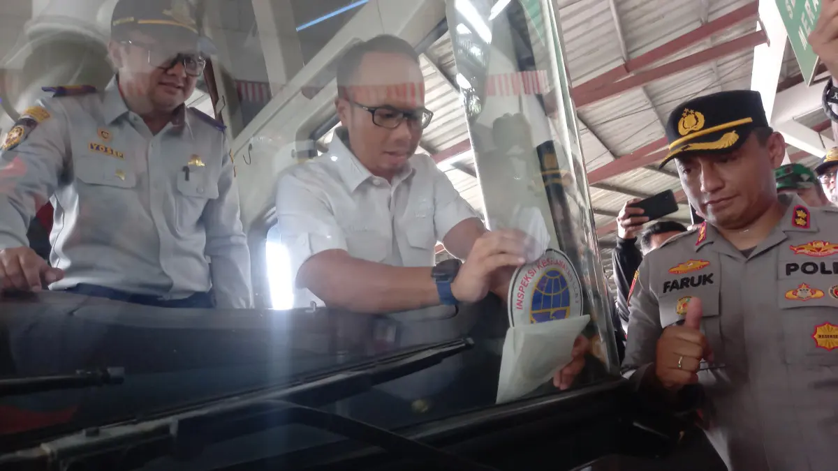 ramcek bus jelang Nataru di Kota Tasikmalaya