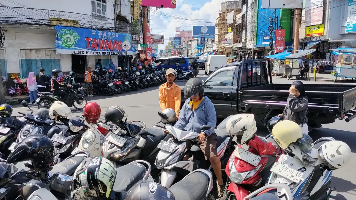 setoran parkir harian Kota Tasikmalaya