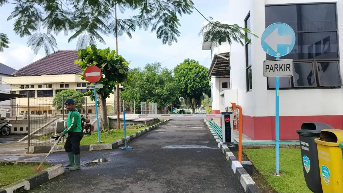 penertiban parkir Setda Kota Tasikmalaya