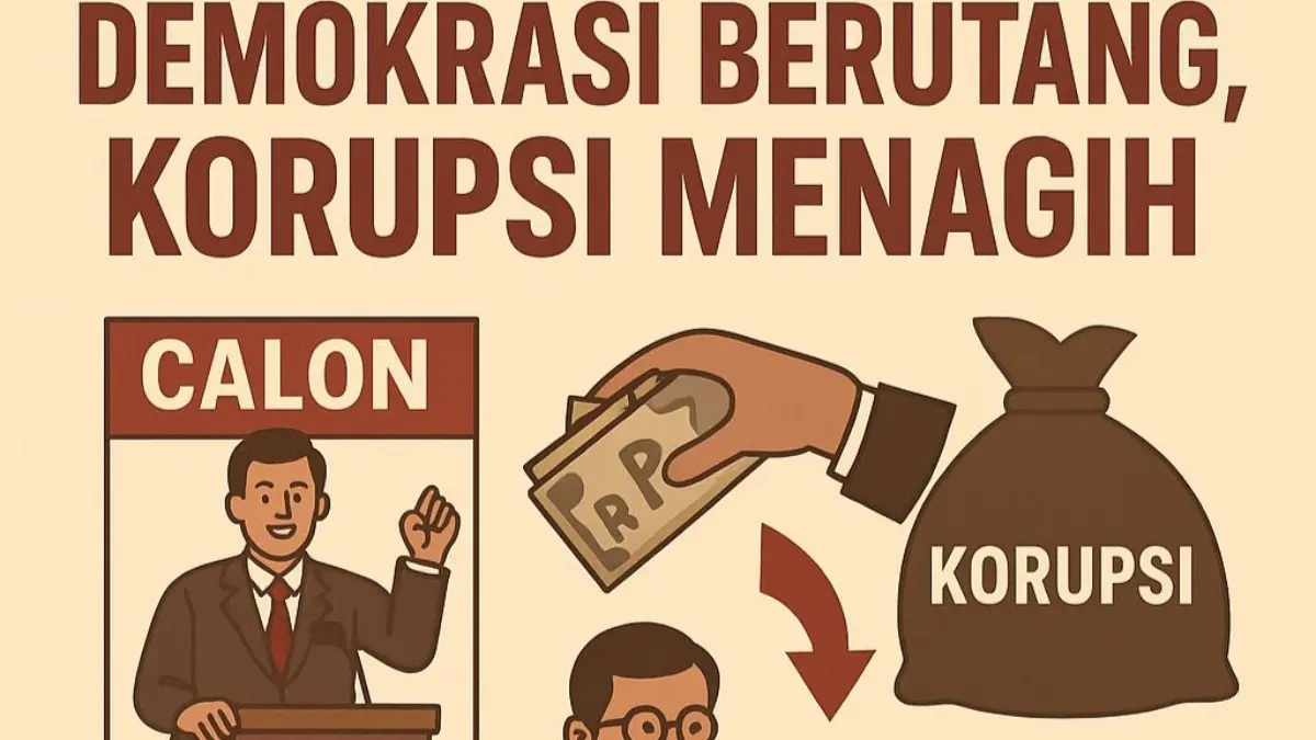 Demokrasi Berutang, Korupsi Menagih: Ketika Kursi Kekuasaan Dibeli dengan Cicilan! Korupsi kepala daerah