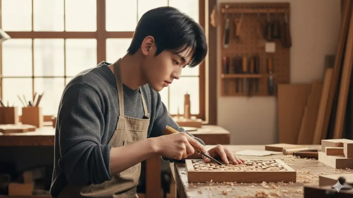 Foto Biasa Disulap Jadi Sedang Mengukir Kayu Estetik, Ini Prompt AI yang Dipakai! Prompt AI