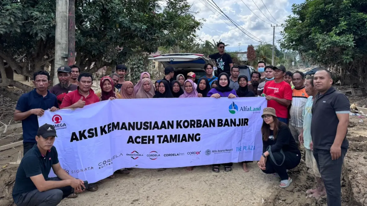 Alfaland Group dan Omega Hotel Management Kirim Bantuan Kemanusiaan untuk Warga Aceh Tamiang BANTUAN