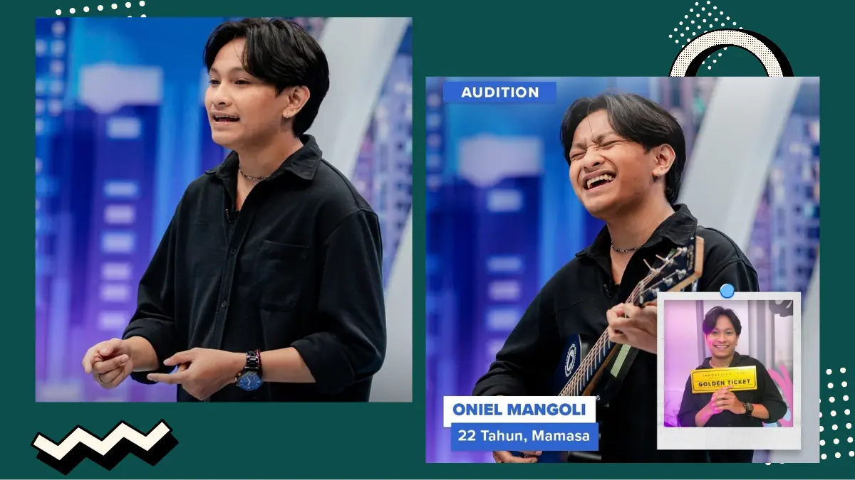 Disangka Fajar Sadboy, Oniel Mangoli Sukses Pukau Juri Indonesian Idol Season 14 Indonesian Idol