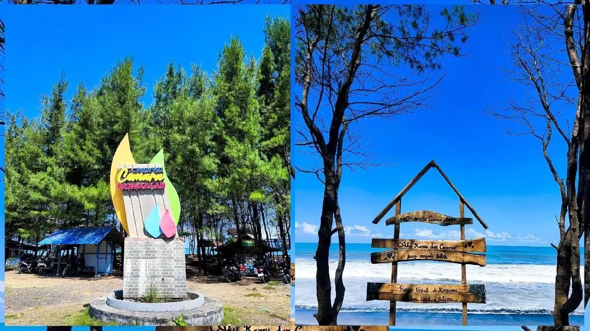 Pantai Cemara Pangkalan, Tempat Wisata Pantai Jawa Barat yang Cocok untuk Piknik Keluarga Pantai Cemara Pangkalan