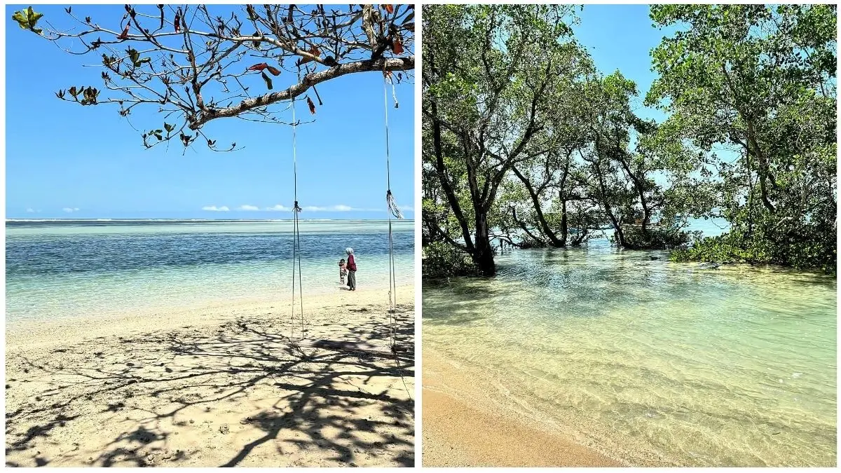 Pantai Tenda Biru Sukabumi, Wisata Alam Pantai Biru Jernih yang Disebut Maldives-nya Jawa Barat Pantai Tenda Biru