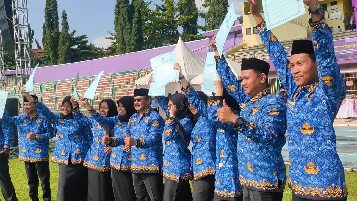 Berjuang Menuju Penuh Waktu, Sebanyak 3.554 PPPK Paruh Waktu Pemkab Ciamis Dilantik PPPK Paruh Waktu Ciamis