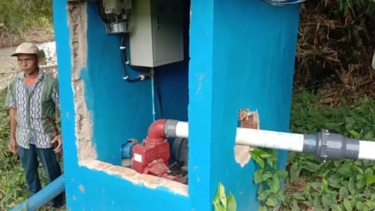 Pompa listrik untuk petani