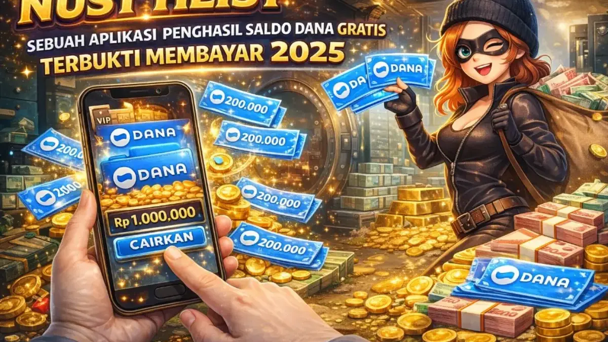 Viral 2025! Nust Heist Jadi Aplikasi Penghasil Saldo DANA Gratis Terbukti Membayar, Begini Cara Mendapatkannya Aplikasi Penghasil Saldo DANA Gratis