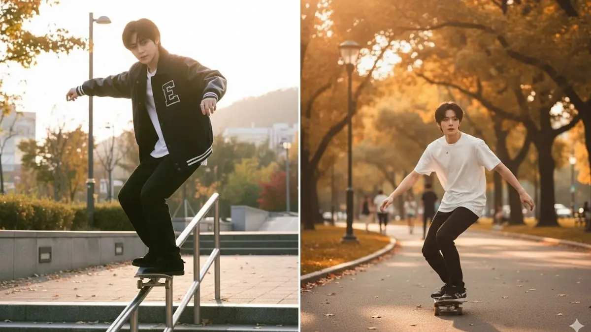 Koleksi Prompt Gemini AI untuk Edit Foto Skateboard dengan Warna Estetik Prompt Gemini AI