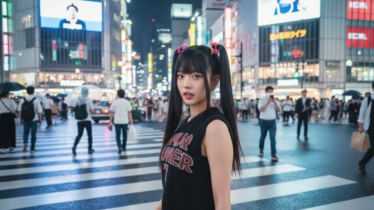 Street Vibes Tokyo, Cara Membuat Foto Terlihat Asli di Zebra Cross Shibuya dengan Prompt Gemini AI Prompt Gemini AI