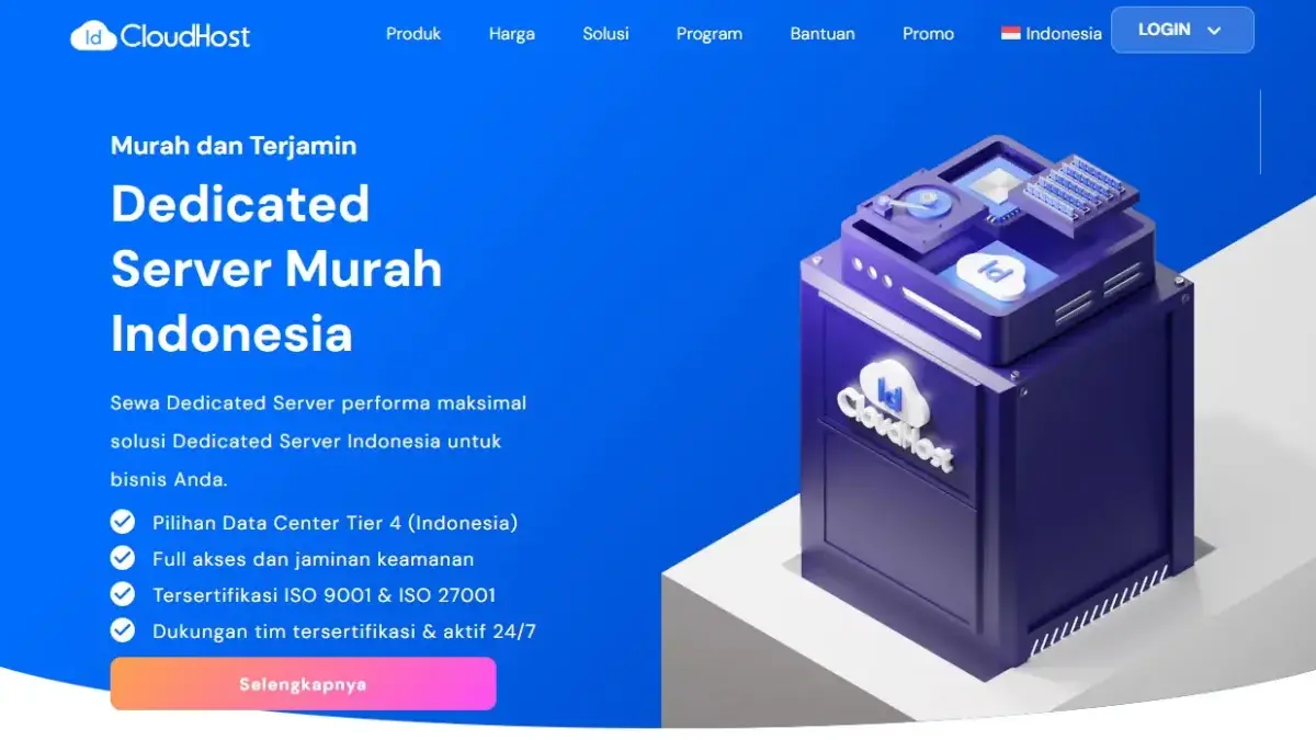 Rekomendasi Dedicated Server Berbasis Data Center Indonesia Dedicated Server