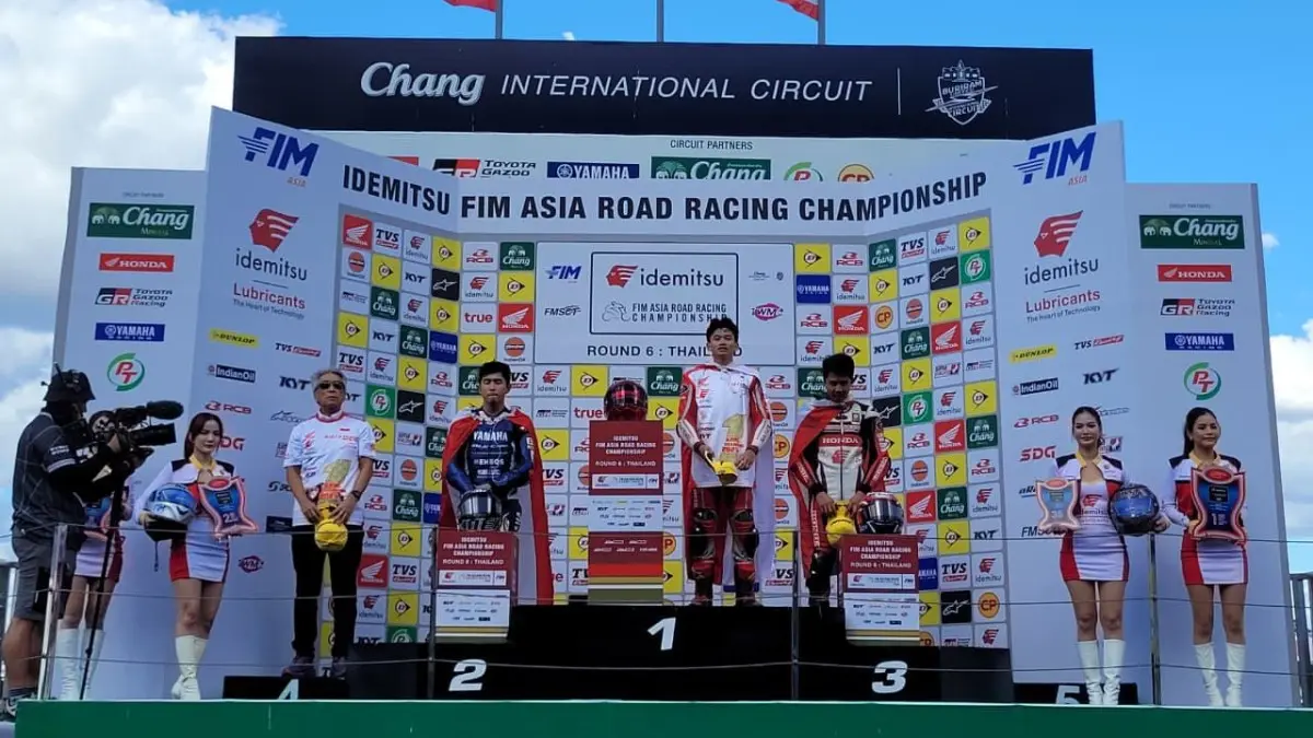 Arbi Aditama Juara Asia Road Racing Championship AP 250, Astra Honda Raih Keberhasilan Besar di Buriram Asia Road Racing Championship